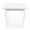 Stół rozkładany biały połysk 160x90cm MOZART