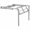 Stelaż stołu składany 76x76cm aluminium PS-1552