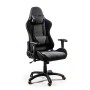 Fotel gamingowy EVOLVE GAMING PRO czarno-szarobeżowy-pomarańczowy Halmar