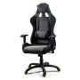 Fotel gamingowy EVOLVE GAMING PRO czarno-szarobeżowy-pomarańczowy Halmar