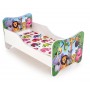 Łóżko dziecięce z materacem 140x70 cm HAPPY JUNGLE