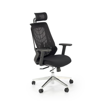 Fotel ergonomiczny do biura GERONIMO czarny Halmar