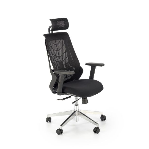 Fotel ergonomiczny do biura GERONIMO czarny Halmar