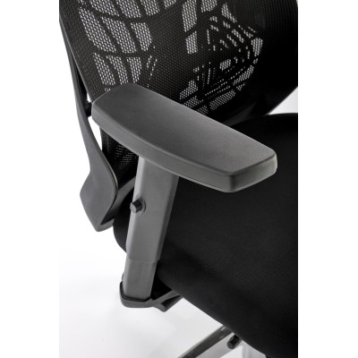 Fotel ergonomiczny do biura GERONIMO czarny Halmar