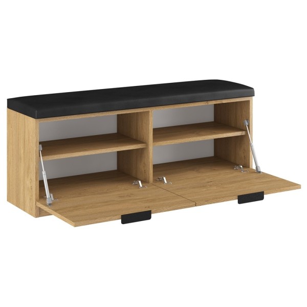 Szafki na buty z siedziskiem 120 cm GAMA 02 kaszmir