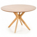 Okrągły stół drewniany 120 cm NICOLAS dąb naturalny Halmar