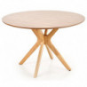 Okrągły stół drewniany 120 cm NICOLAS dąb naturalny Halmar
