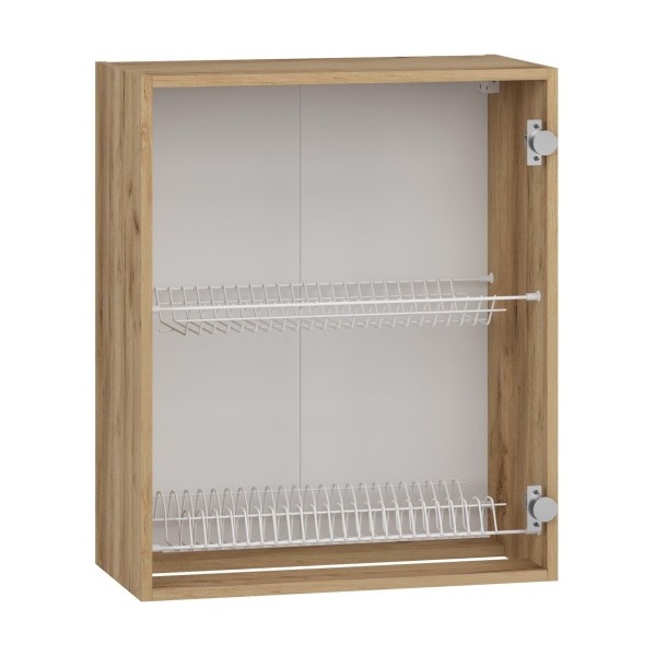 Szafka górna z ociekaczem 60cm VENTO GC-60/72 , korpus dąb craft