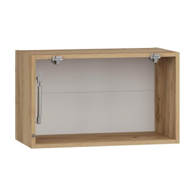 Szafka górna okapowa z witryną VENTO GOV-60/36 korpus dąb craft
