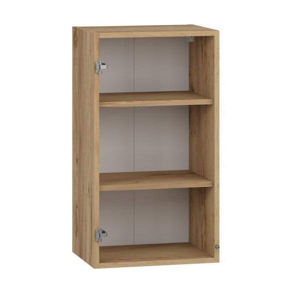 Szafka górna 40cm z witryną VENTO GOV-40/72 korpus dąb craft
