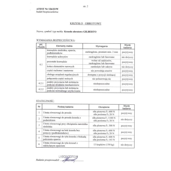 Fotel ergonomiczny do komputera GILBERTO czarny Halmar