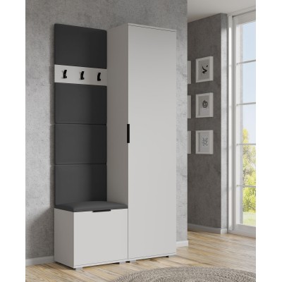 Panel tapicerowany 50x35cm CLIF P-50 ciemny popiel BLUVEL 14