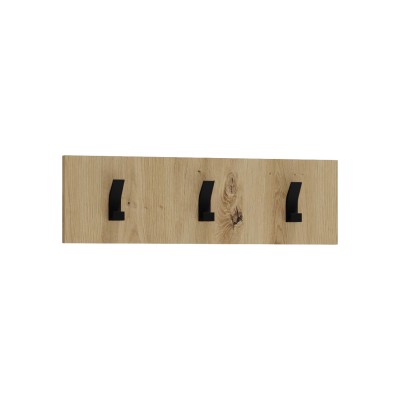 Mały wieszak ścienny CLIF W-50 dąb artisan