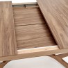 Stół rozkładany drewniany 160x100cm WENANTY orzech amerykański