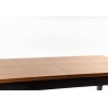 Stół drewniany na czarnych nogach rozkładany 160x90cm WINDSOR ciemny dąb + czarny