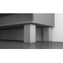 Nóżki meblowe regulowane 10 cm aluminium