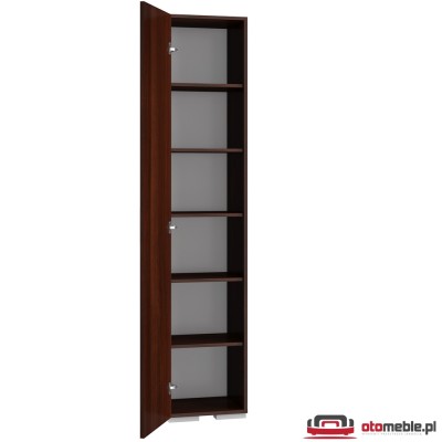 Wąska szafa do przedpokoju 40 cm GAMA 21 orzech ciemny