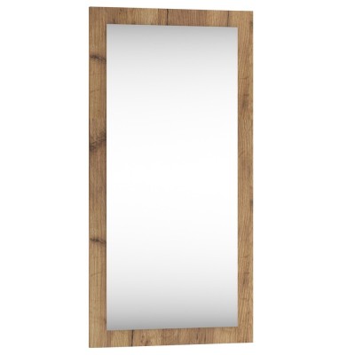 Lustro na przedpokój 100x50 cm GAMA 12 dąb craft złoty