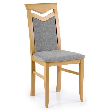 Krzesło drewniane CITRONE dąb miodowy + Inari 91 szary Halmar