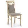 Krzesła drewniane tapicerowane CITRONE dąb sonoma + Inari 23 Halmar