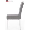Krzesło tapicerowane szare - CLARION biały + INARI 91 (szary)
