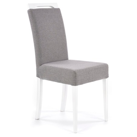 Krzesło tapicerowane szare CLARION biały + INARI 91 (szary) Halmar