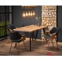 Designerskie krzesło do jadalni K396 jasny dąb + popiel Halmar