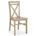 Drewniane krzesło z twardym siedziskiem DARIUSZ dąb sonoma