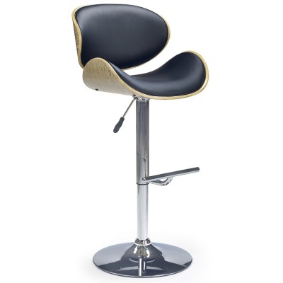 Hoker design H44 jasny dąb + czarny Halmar