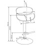 Hoker design H44 jasny dąb + czarny Halmar