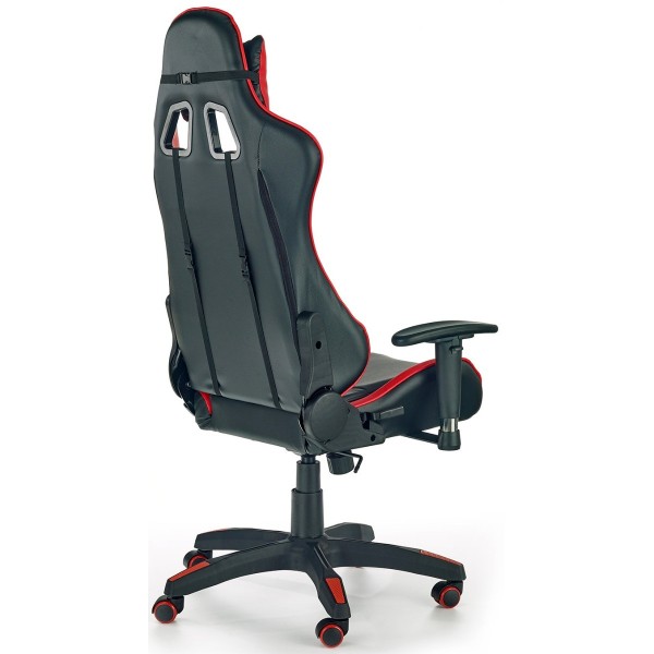 Ergonomiczny fotel gabinetowy DEFENDER czerwony Halmar