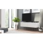 Wisząca szafka rtv biała połysk 160cm LIVO RTV 160W Halmar
