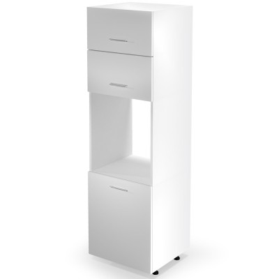 Słupek pod piekarnik VENTO DP-60/214 biały połysk Halmar