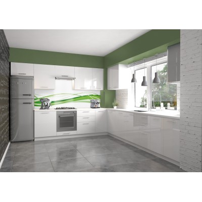 Szafka kuchenna z ociekaczem 60cm VENTO GC-60/72 biały połysk Halmar