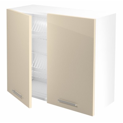 Szafka nad zlew z ociekaczem 80cm VENTO GC-80/72 beżowy połysk Halmar