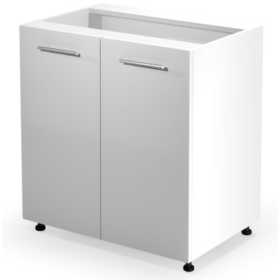 Szafka kuchenna stojąca 80cm VENTO D-80/82 biały połysk Halmar