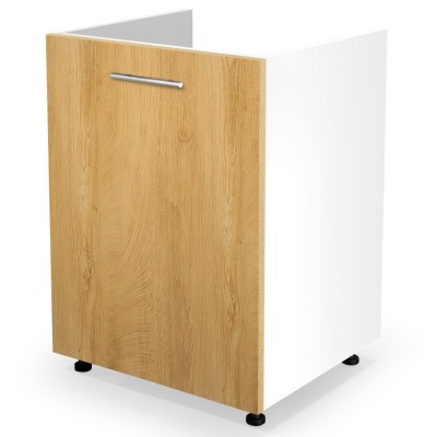 Szafka zlewozmywakowa 60cm VENTO DK-60/82 dąb miodowy Halmar