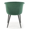 Krzesło kubełkowe zielone K421