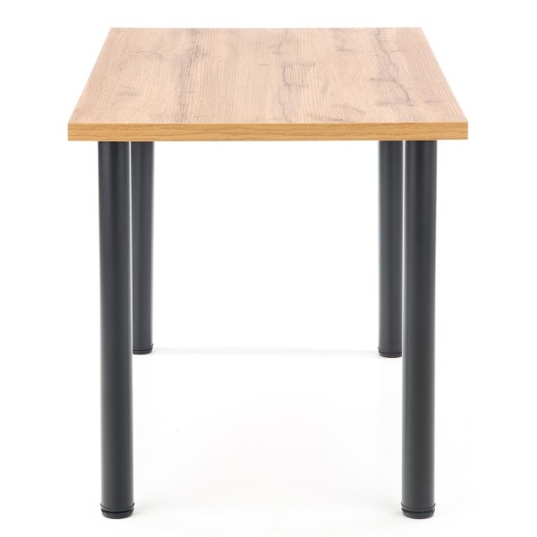 Mały stolik kuchenny 90x60cm MODEX 2 dąb wotan + czarny