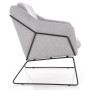 Sofa dwuosobowa nierozkładana SOFT 2 XL szary + czarny