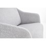 Sofa dwuosobowa nierozkładana SOFT 2 XL szary + czarny