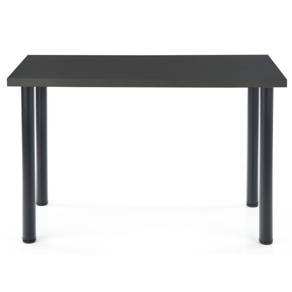 Stolik kuchenny czarny 120x60cm MODEX 2 antracyt + czarny