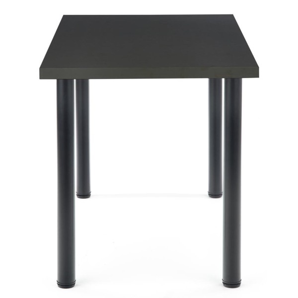 Stolik kuchenny czarny 120x60cm MODEX 2 antracyt + czarny