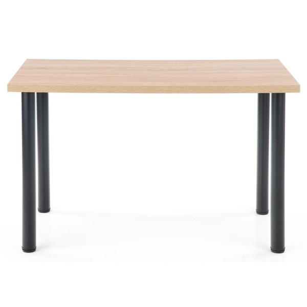 Stolik do kuchni 120x60cm MODEX 2 dąb sonoma + czarny