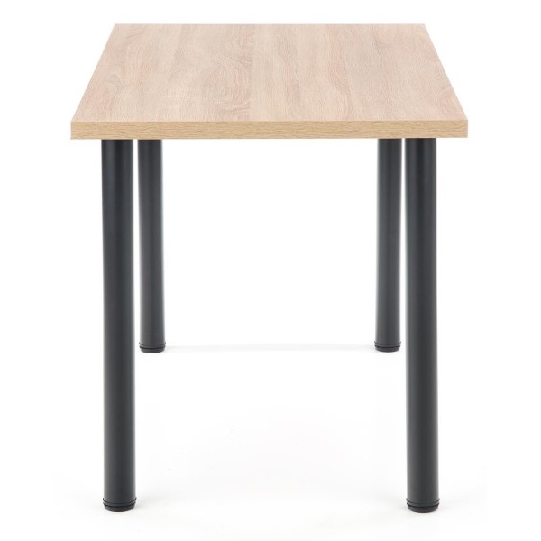 Stolik do kuchni 120x60cm MODEX 2 dąb sonoma + czarny
