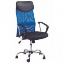 Fotel biurowy niebieski VIRE Halmar