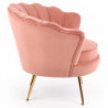 Fotel muszelka różowy AMORINITO