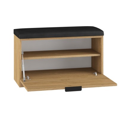 Siedzisko szafka na buty 80 cm GAMA 01 Dąb kamienny