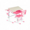 Biurko dla dziecka z regulacją wysokości Lavoro L różowe
