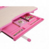 Biurko dla dziecka z regulacją wysokości Lavoro L różowe